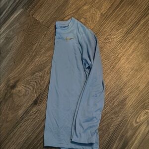 Nike Light Blue Long Sleeve Shirt
